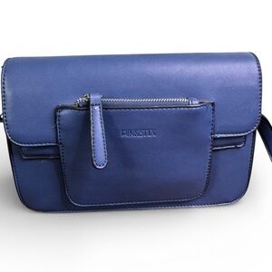 Pinkstix Blue Crossbody Bag Vegan Leather